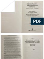 Carretero, Mario. 2010. La Construcción del conocimiento histórico. pp. 55-99