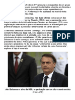 Grupo terrorista revela plano para matar Bolsonaro, diz revista - Jornal Correio