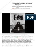 Líder terrorista revela plano para matar Bolsonaro e ministros