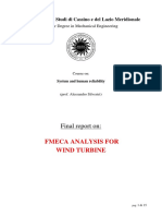 FMECA Analysis For Wind Turbine - Final Report - Di Feo Andrea Filippo