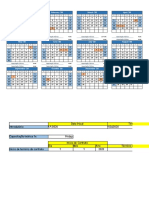 Calendário de capacitação 2020