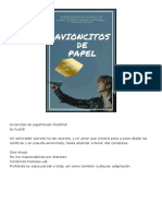 TAEKOOK - Avioncitos de Papel (OneShot)