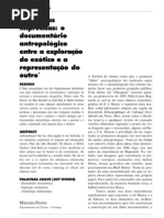 Documental Antropologico y Representacion de Otro