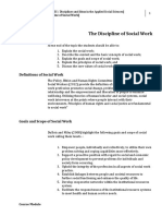 Week 007 - Module The Discipline of Social Work