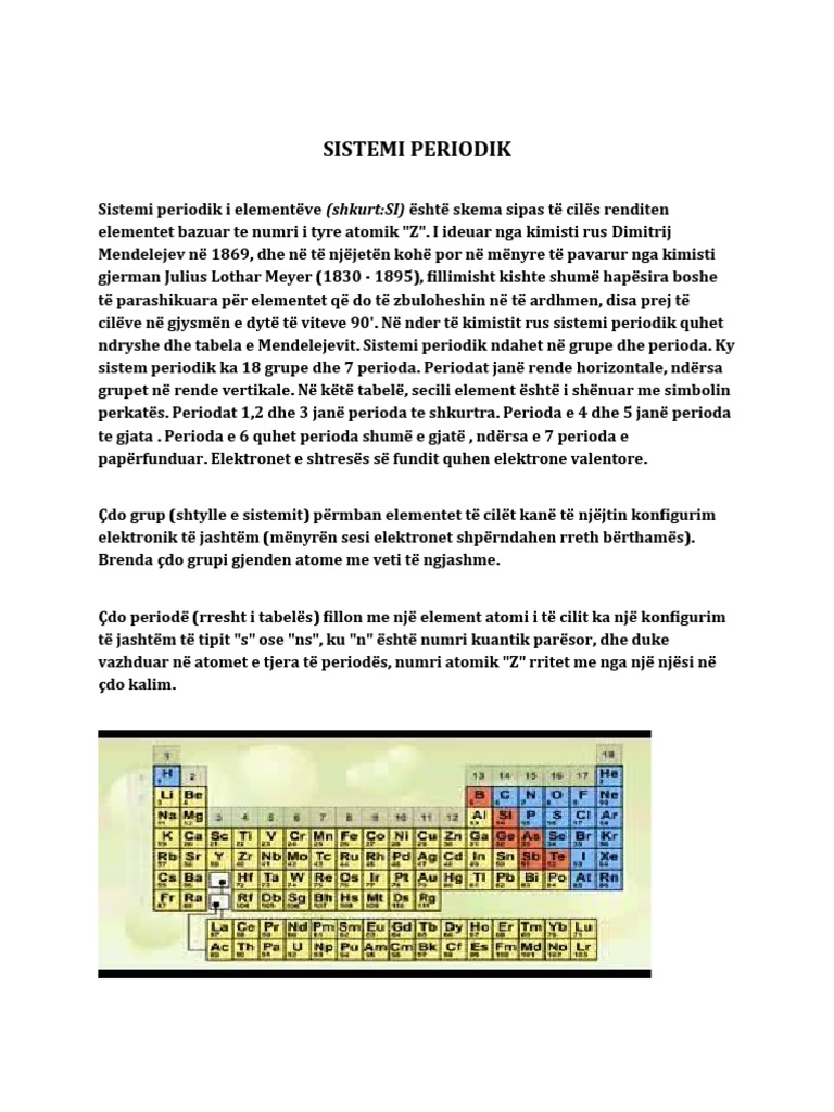 Sistemi Periodik | PDF