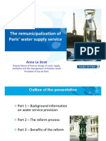 The Remunicipalisation of Paris' Water Supply Service: Anne Le Strat
