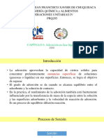 Adsorción en fase líquida: Isotermas y aplicaciones