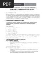 Funciones y Responsabilidades de Miembros de Comite de Seleccion