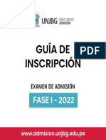 Guia Inscripcion Admision Fase I 2022 Unjbg