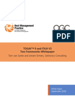 TOGAF 9 and ITIL V3 - Two Frameworks