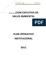 Plan Operativo 2011 Desa