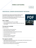 Individual Career Advancement Network - Department For Children and Families