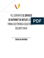 Yo, Contrato El Servicio Firma Electronica Solicitada A Security Data