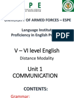 Unit 1 Communication