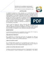 Proyecto Servicio Social Obligatorio PDF