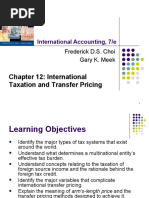 Chapter 12: International Taxation and Transfer Pricing