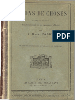 Lecons de Choses Jean-Henri FABRE 1899
