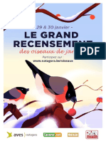 Natagora - Guide D'identification Des Oiseaux de Jardin - 2022