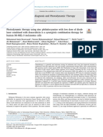 Photodiagnosis and Photodynamic Therapy: Sciencedirect