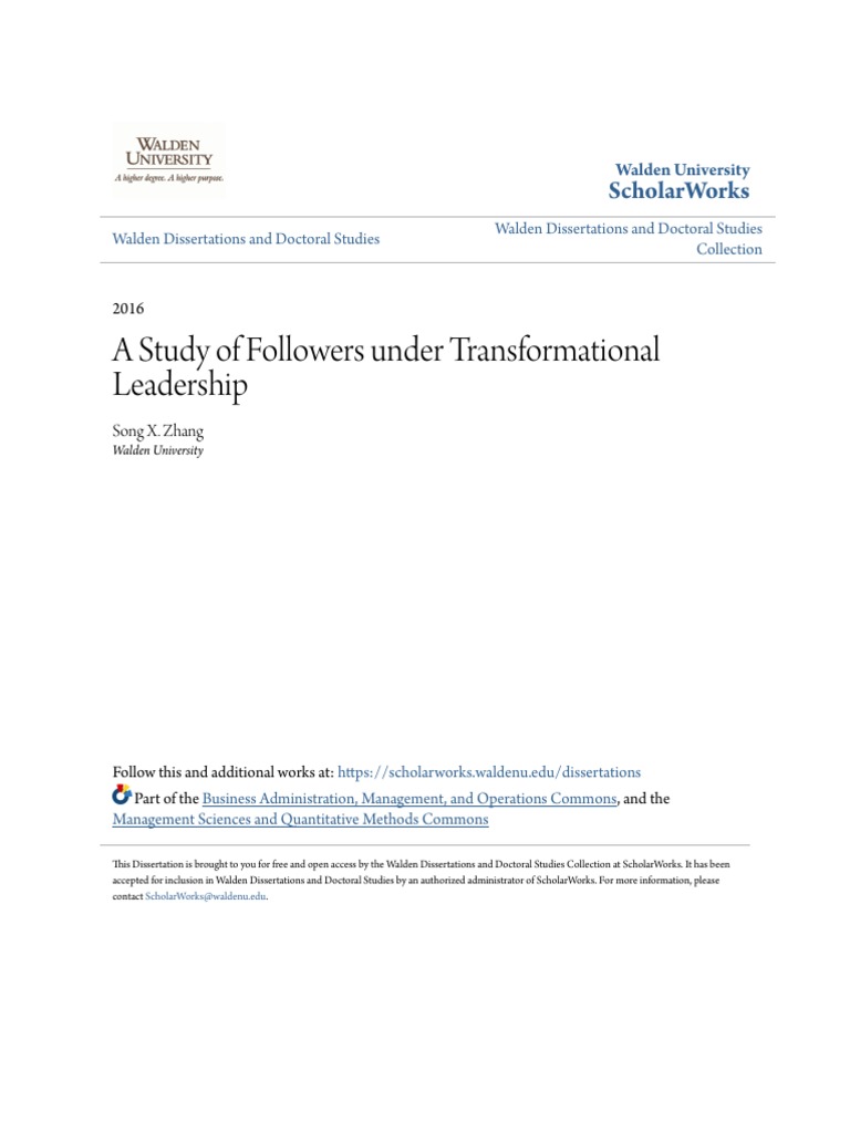 Transformational Leadership in Healthcare | PDF | Transformational ...