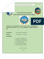 Prototipo Con Sensores de Bajo Costo para El Monitoreo La Calidad de Aire