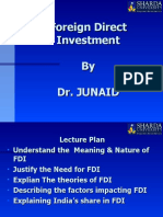 Foreign Direct Investment by Dr. Junaid