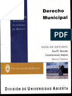 Derecho Municipal Area IV-Derecho Constitucional y Amparo