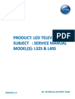 Service Manual for LTDN40K220WAU TV