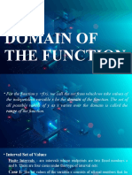 Domain of The Function
