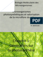 Matière Microorganismes photosynthétiques