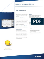 Trimble Access Software: Mines: Finish Mining Jobs Fast