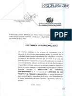Dictamen Procuradurial 2015