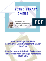 Selected Strata Cases