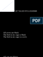 Rules of Valid Syllogisms