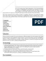 Share (Finance) : Valuation Terminology Tax Treatment Share Certificates See Also References External Links