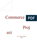 Commerce Proj Ect: By: Adeboye Ibukun Ss2B