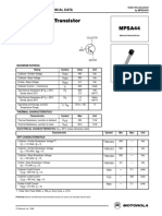 NPN Silicon: Semiconductor Technical Data