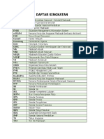 DAFTAR SINGKATAN