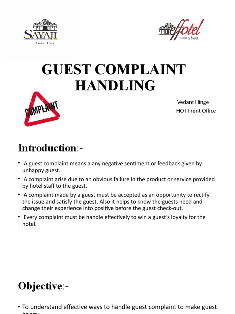 Effective Guest Complaint Handling Guide | PDF | Empathy | Communication