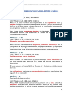 CÓDIGO DE PROCEDIMIENTOS CIVILES DEL ESTADO DE MÉXICO