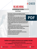 We Are Hiring: For OIL & GAS Project in Abu Dhabi
