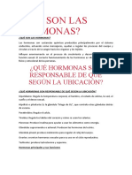 QUÉ SON LAS HORMONAS-Biología