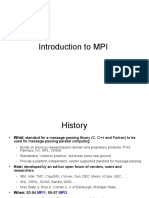 1 - Introduction To MPI