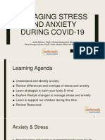 Stress and Anxiety PPT For Essc