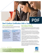 Certification Vs Certificate