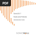 Sonicos 7 0 0 0 Rules and Policies