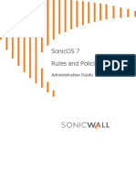 Sonicos 7 0 0 0 Rules and Policies