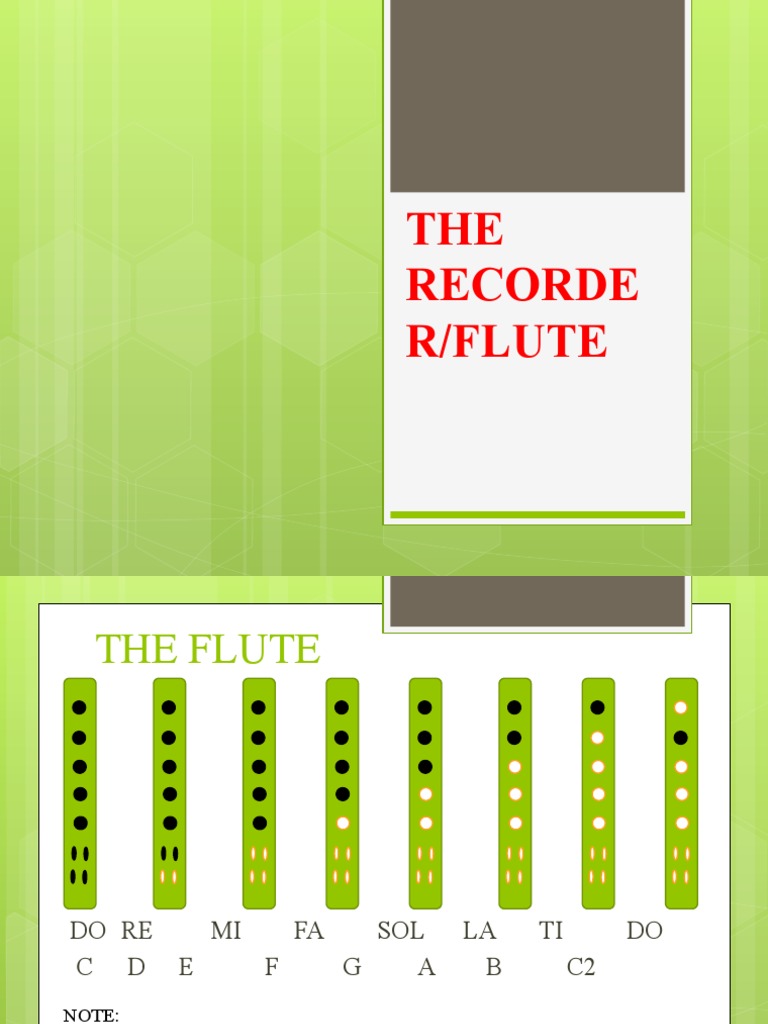 The Recorder PDF