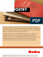 Week 009 Poetry