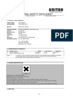 Material Safety Data Sheet: Valvecare